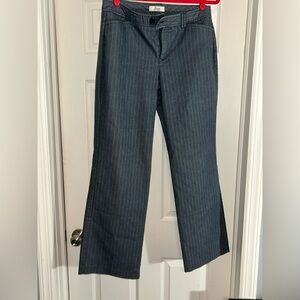 GH Bass Blue Pinstripe Straight Leg Pants